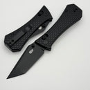 Aux Mfg Coffin Crossbar w/ Black Aluminum Handles & Black PVD Tanto 14C28N Blade