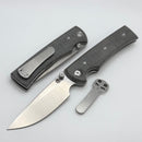 Chaves Knives Liberation 229 w/ Black Micarta & Drop Point Elmax - Blue Label