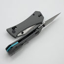 Aux Mfg Coffin Crossbar w/ Gray G-10 Handles & Tanto 14C28N Blade