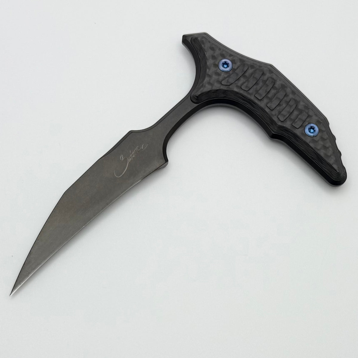 Microtech & Bastinelli Bee Marfione Select DLC w/ Carbon Fiber Handles