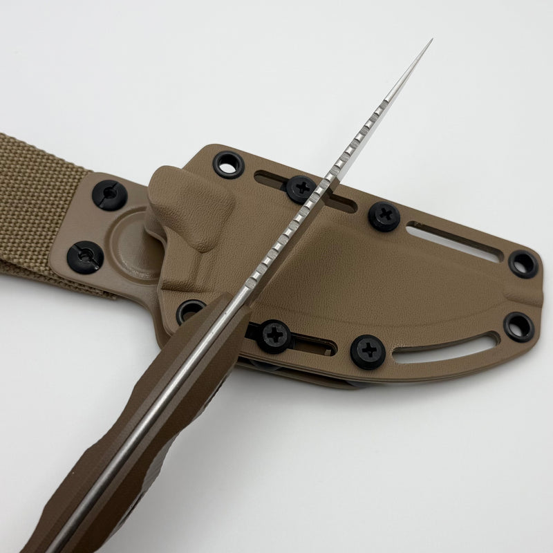 Microtech Akris w/ Dark Earth G-10 Handles & Stonewash M390MK 95-10DE-
