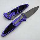 Microtech Socom Elite Auto Purple Handles w/ S/E Apocalyptic 160A-10APPU