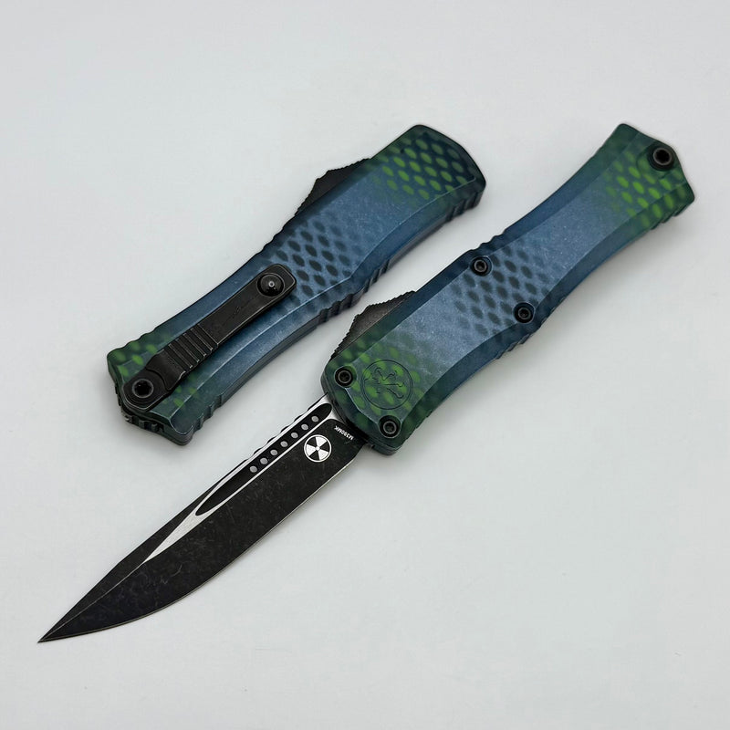 Microtech Knives Mini Hera Blue X-51 w/ S/E M390MK Signature Series 1703M-1BLX51S