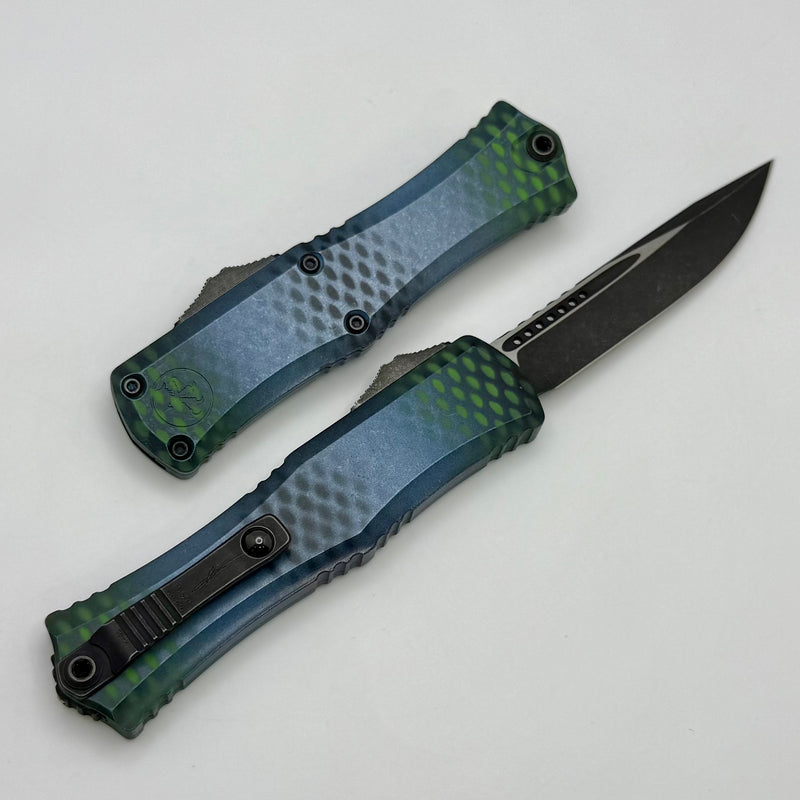 Microtech Knives Mini Hera Blue X-51 w/ S/E M390MK Signature Series 1703M-1BLX51S