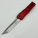 Grenade Blem Microtech Knives Combat Troodon Gen III Stonewash Tanto w/ Red Handle 1144-10RD