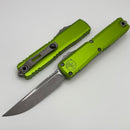 Microtech Ultratech Gen IV S/E Apocalyptic Standard w/ Neon Green Handle 11214-10APNG