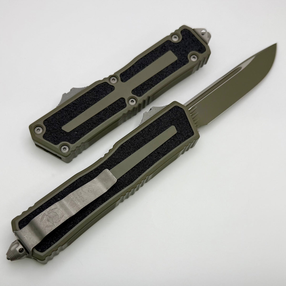 Microtech Scarab 2 Gen 3 S/E Cerakote Moss Green 1278-1MG-C21Z13