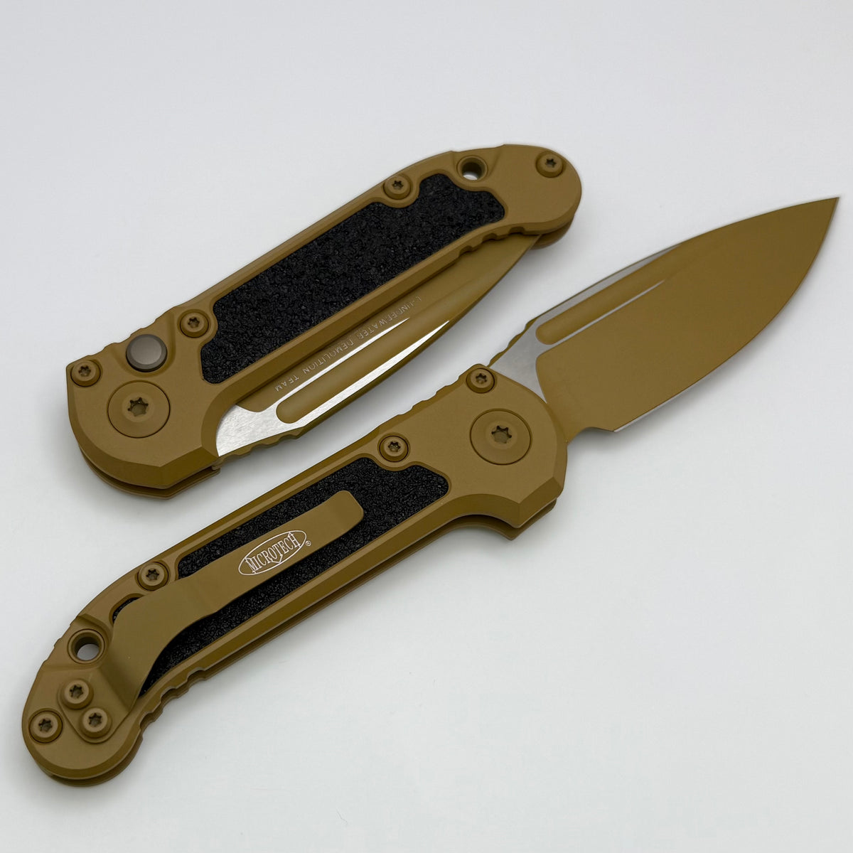 ☆Eタロ☆LURWA G3 Microtech Knives LUDT Gen III Cerakote RAL8000 Drop Point 1135-1CRA