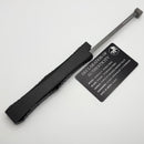 Microtech Marfione Select Nemesis IV Black Handle w/ Stonewash D/E M390MK 1152-10MS1 (Consignment)