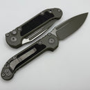 Microtech Knives LUDT Gen III Cerakote Moss Green Drop Point 1135-1MG-C21Z13