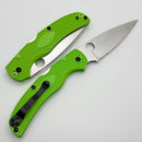 Spyderco Native Chief Lightweight Salt w/ Green FRN Handles & Serrated LC200N C244PGR