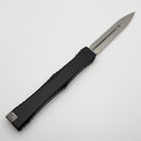 Pre-Owned Microtech Marfione Select Nemesis IV Black Handle w/ Stonewash D/E M390MK 1152-10MS1