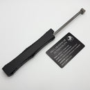 Pre-Owned Microtech Marfione Select Nemesis IV Black Handle w/ Stonewash D/E M390MK 1152-10MS1