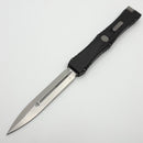 Pre-Owned Microtech Marfione Select Nemesis IV Black Handle w/ Stonewash D/E M390MK 1152-10MS1
