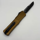 Grenade Blem Microtech Knives Combat Troodon Gen III Tan & Black Single Edge 1143-1TA