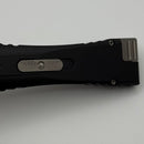 Pre-Owned Microtech Marfione Select Nemesis IV Black Handle w/ Stonewash D/E M390MK 1152-10MS1