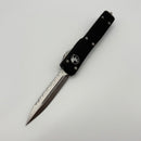 Grenade Blem Microtech UTX-70 Double Edge Full Serrated Satin & Black 147-6