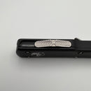 Grenade Blem Microtech UTX-70 Double Edge Full Serrated Satin & Black 147-6