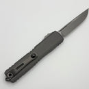 Pre-Owned Microtech Ultratech ZBP S/E Apocalyptic M390MK w/ Natural Clear Handle 1121-10APNC