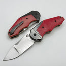 Yan Knives GTC Cabot - Paper Micarta & Zirconium Handles w/ S90V Compound Ground Blade