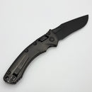 Pre-Owned Microtech Marfione Select Amphibian RAM LOK DLC Slab Side Titanium Handles & DLC Stonewash M390MK w/ DLC Accents 137RL-1DLCTMS2