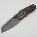 Poikilo Blade Task Vader S2 Rusty Tank Titanium Handles w/ Dark Stonewash M398