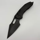 Pre-Owned Microtech Knives Manual Stitch RAM LOK Fluted Carbon Fiber DLC Standard Signature Series 169RL-1DLCTFLCFS