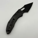 Pre-Owned Microtech Knives Manual Stitch RAM LOK Fluted Carbon Fiber DLC Standard Signature Series 169RL-1DLCTFLCFS