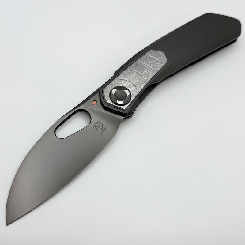 Poikilo Blade Vulpex Crab S3 DLC Titanium Handles w/ Crystal Ti Accent
