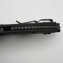 Pre-Owned Microtech Knives Manual Stitch RAM LOK Fluted Carbon Fiber DLC Standard Signature Series 169RL-1DLCTFLCFS