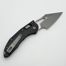 Microtech Knives Manual M-Stitch RAM LOK Black Smooth Aluminum Handles & Apocalyptic M390MK 169MRL-10AP