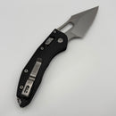 Pre-Owned Microtech Knives Manual Stitch RAM LOK Fluted Black Aluminum & Partial Serrated M390MK 169RL-11FL
