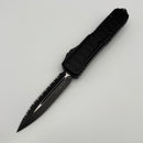 Pre-Owned Microtech UTX-85 2 Stepside Double Edge Full Serrated Signature Series Tactical Standard 232II-3TS