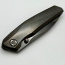 Poikilo Blade Vk-Zen Midtech Blackened Crystal Titanium Handles & DLC Mirror Stonewash M398