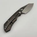 Pre-Owned Custom Knife Factory Rotten Design Evo 4.0 Machine Grind S90V w/ Tumbled Handles