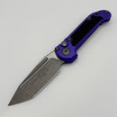 Pre-Owned Microtech Knives LUDT Gen III Apocalyptic Tanto w/ Purple Handle 1136-10APPU