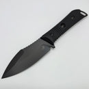 Microtech Knives & Borka Blades Always Survive Two Tone DLC w/ DLC Hardware & Black G-10 1115-1DLCTMS1