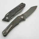 Hawk Designs Talon w/ Gulf Carbon Overlay w/ Tumbled Handles & Tumbled M390
