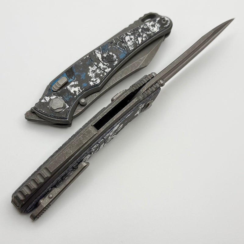 Hawk Designs Talon w/ Frost Carbon Overlay w/ Tumbled Handles & Tumble