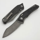 Hawk Designs Talon w/ 3K Carbon Fiber Overlay w/ Tumbled Handles & Tumbled M390
