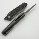Hawk Designs Talon w/ 3K Carbon Fiber Overlay w/ Tumbled Handles & Tumbled M390