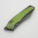 Hawk Designs Talon w/ Spring Green Glass Overlay w/ Tumbled Handles & Tumbled M390