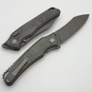 Hawk Designs Talon w/ Titanium Overlay w/ Tumbled Handles & Tumbled M390