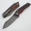 Hawk Designs Talon w/ Mars Valley Carbon Overlay w/ Tumbled Handles & Tumbled M390