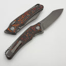 Hawk Designs Talon w/ Mars Valley Carbon Overlay w/ Tumbled Handles & Tumbled M390