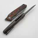 Hawk Designs Talon w/ Mars Valley Carbon Overlay w/ Tumbled Handles & Tumbled M390