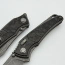 Hawk Designs Talon w/ Black Ops Marble Carbon Overlay w/ Tumbled Handles & Tumbled M390
