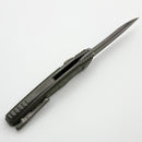 Hawk Designs Talon w/ Toxic Moss Carbon Overlay w/ Tumbled Handles & Tumbled M390