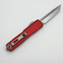 Microtech UTX-70 Gen IV w/ Red Handle & Stonewash T/E M390MK 11494-10RD
