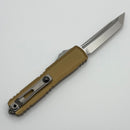 Microtech UTX-70 Gen IV w/ Tan Handle & Stonewash T/E M390MK 11494-10TA